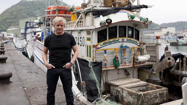 Celebrity chef doused in petrol and held at gun point by illegal shark finners