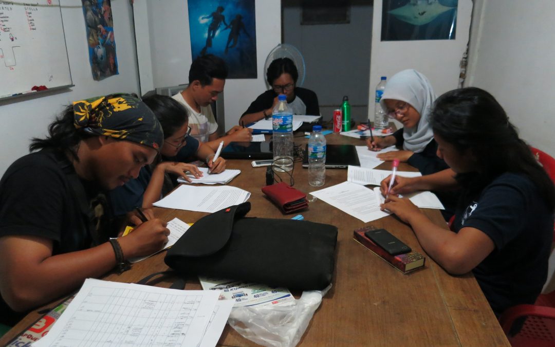 Day 13: Data Entry, Manta Survey and an Exam